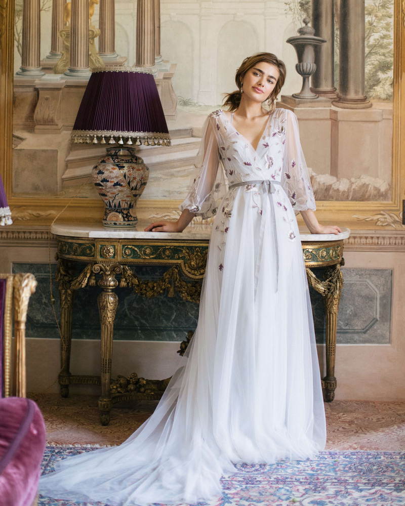 Ivory Lace Tulle Wedding Dress Bridal Gown