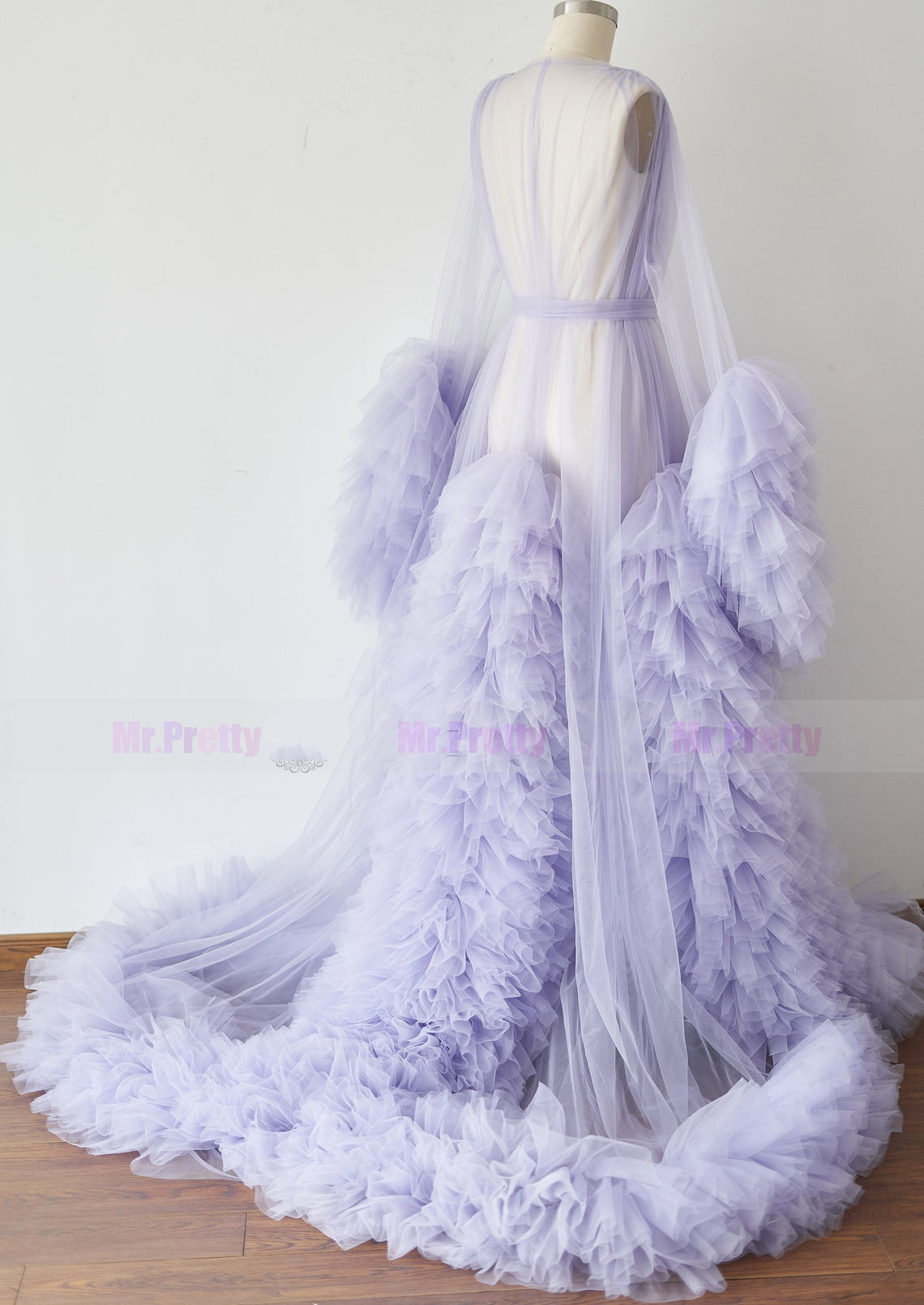 Light Mauve  Maternity Dress Sexy  Pregnant Photo Shooting Dress