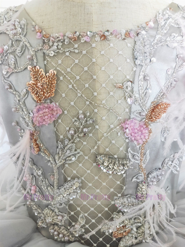 Luxury Colorful Little Girls Pageant Dress Flower Girl Dress