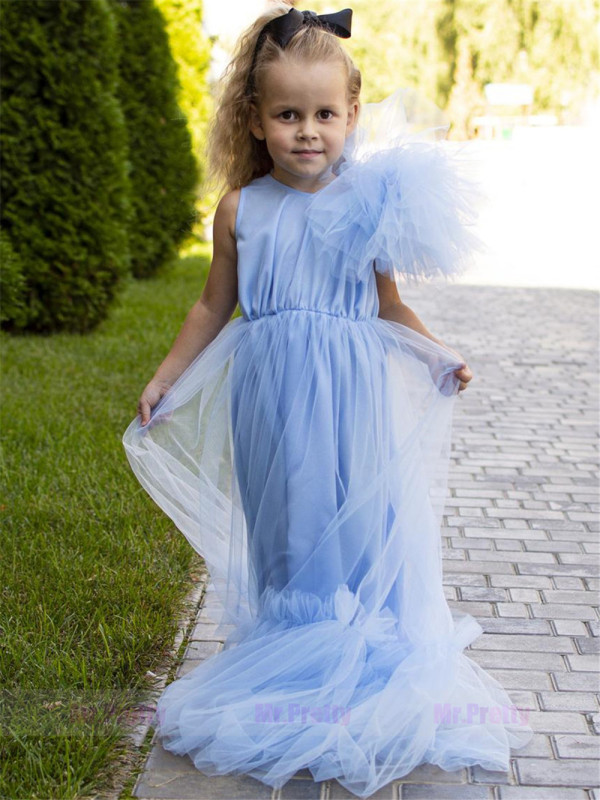 Iilac Tulle Mother and Kids Dress