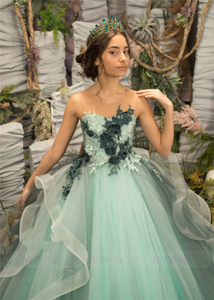 Luxury Girls Pageant Dress Party Dress