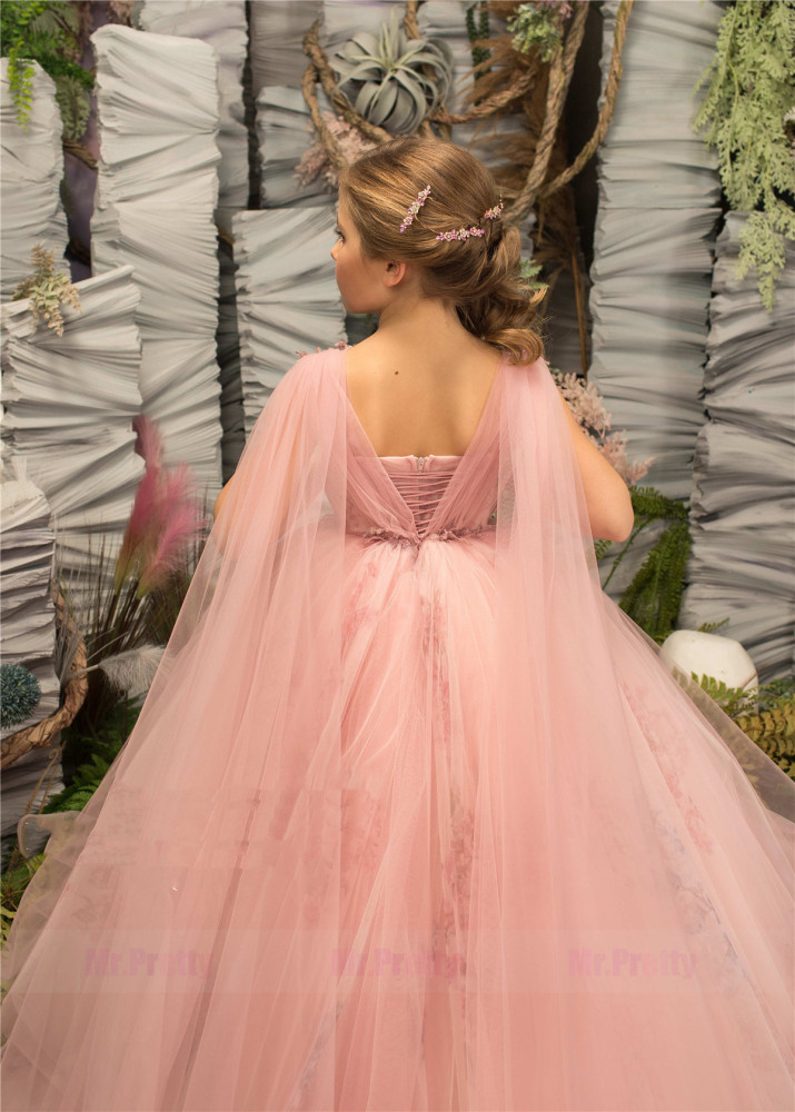 Pink Luxury Girls Pageant Dress Party Dress