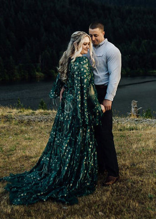 Lace Tassel  Bohemia Maternity Dress Photoshoot Dress