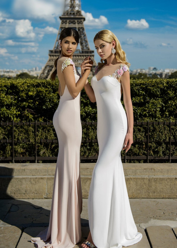 Italy Satin Sexy Evening Dress Prom Dress