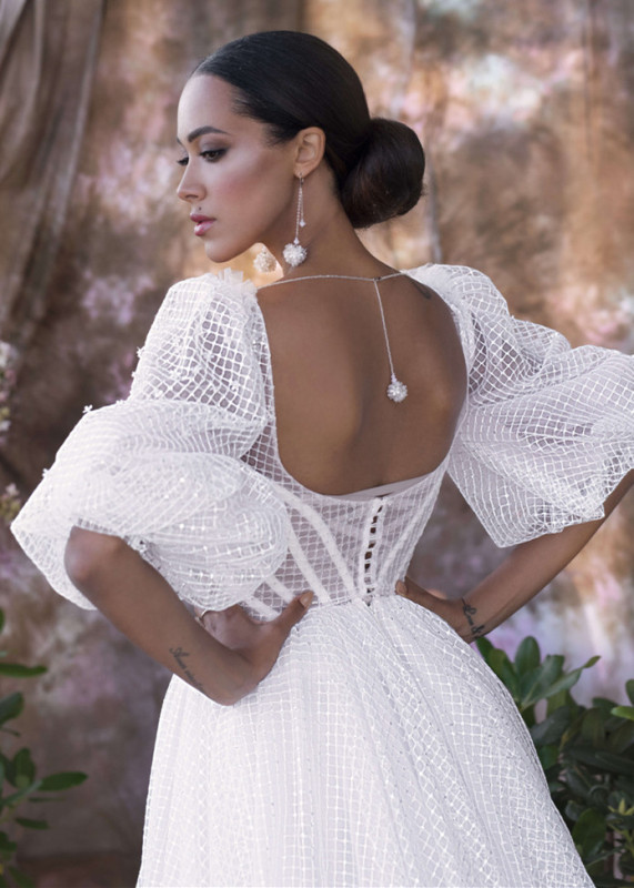 Ivory Tulle Beautiful Wedding Dress