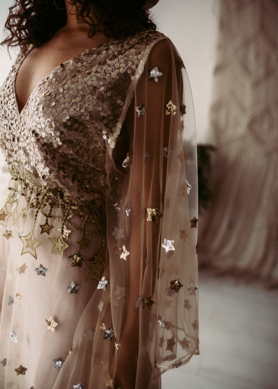 Star Dreamy Maternity Dress Photoshoot Dress