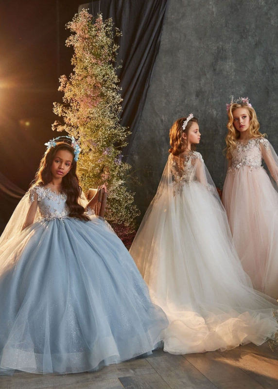 Luxury Lace Flower Girl Dress Girls Pageant Dress