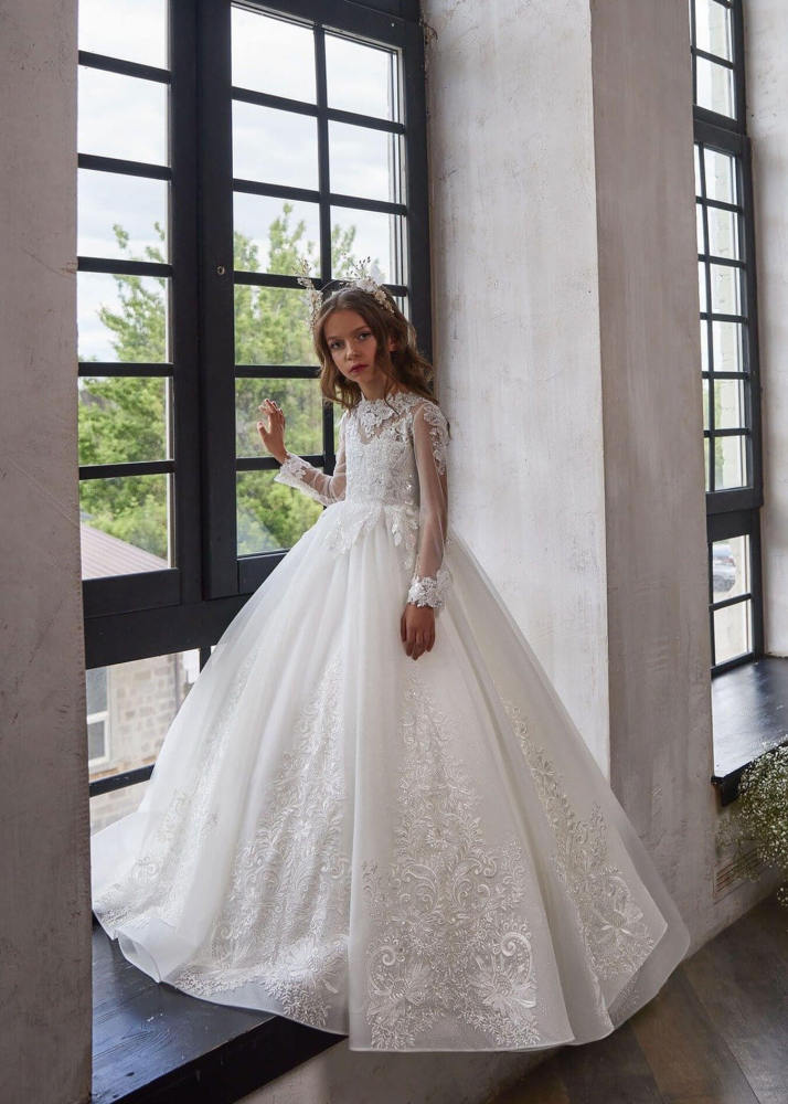 Luxury Lace Flower Girl Dress Girls Pageant Dress