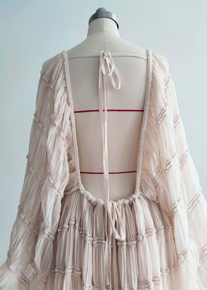 Pleats Chiffon Maternity Dress Photoshot Dress