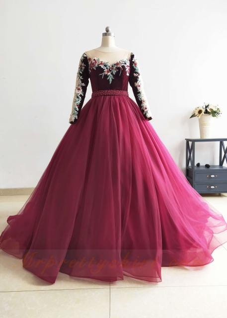 Burgundy Photo Shot Dress/Prom Dress