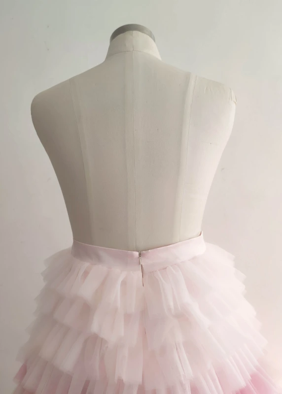 Faded Pink  Wedding Skirt