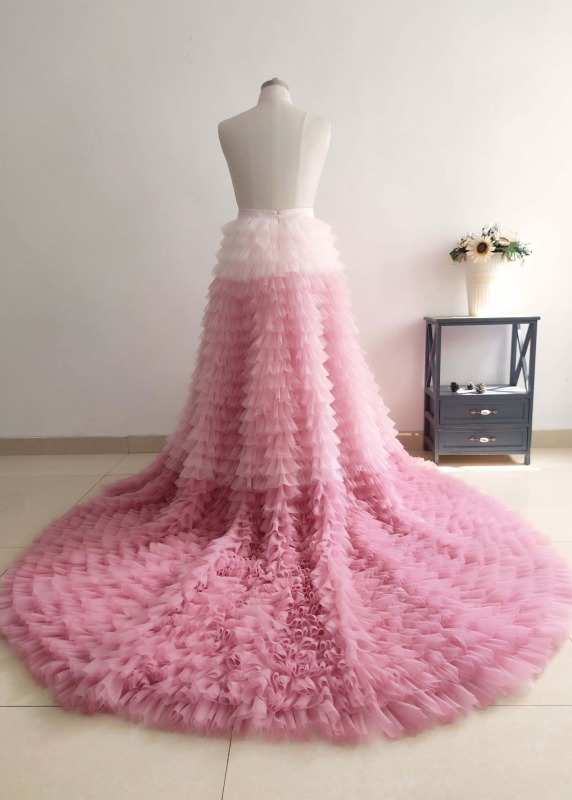 Faded Pink  Wedding Skirt