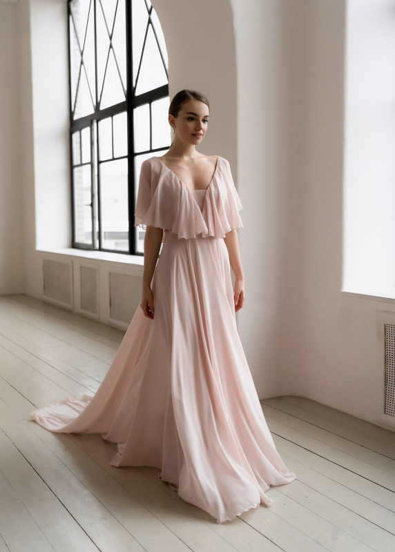 Blush Pink Bridesmaid Dress