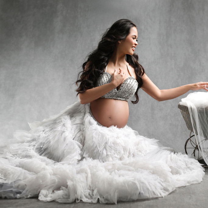 Beaded Boob Top Stunning Maternity Clothes
