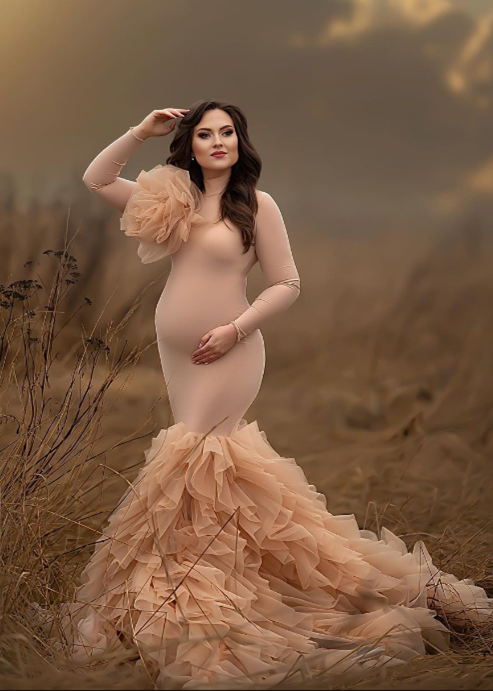 Mint  Maternity Dress/Photoshot Dress