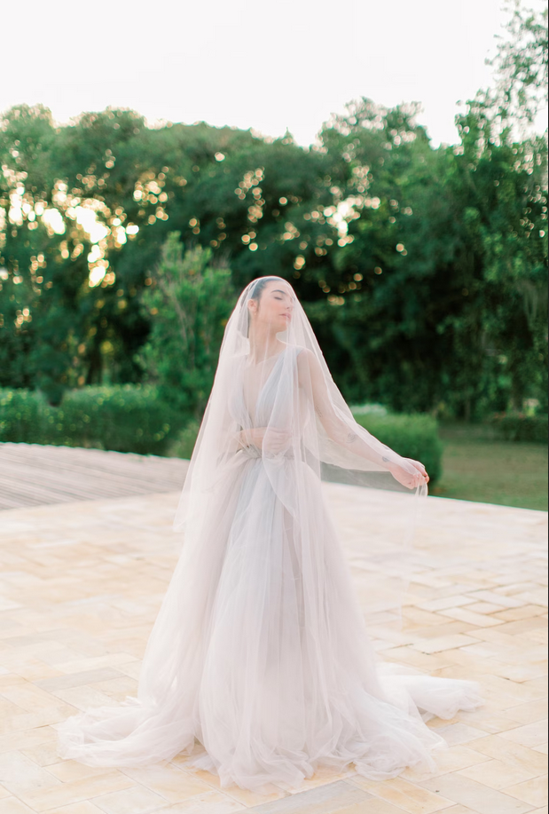 Light Grey Wedding Dress