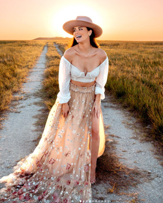 Flower Wedding Skirt/Floral Lace Photo Shot Dress