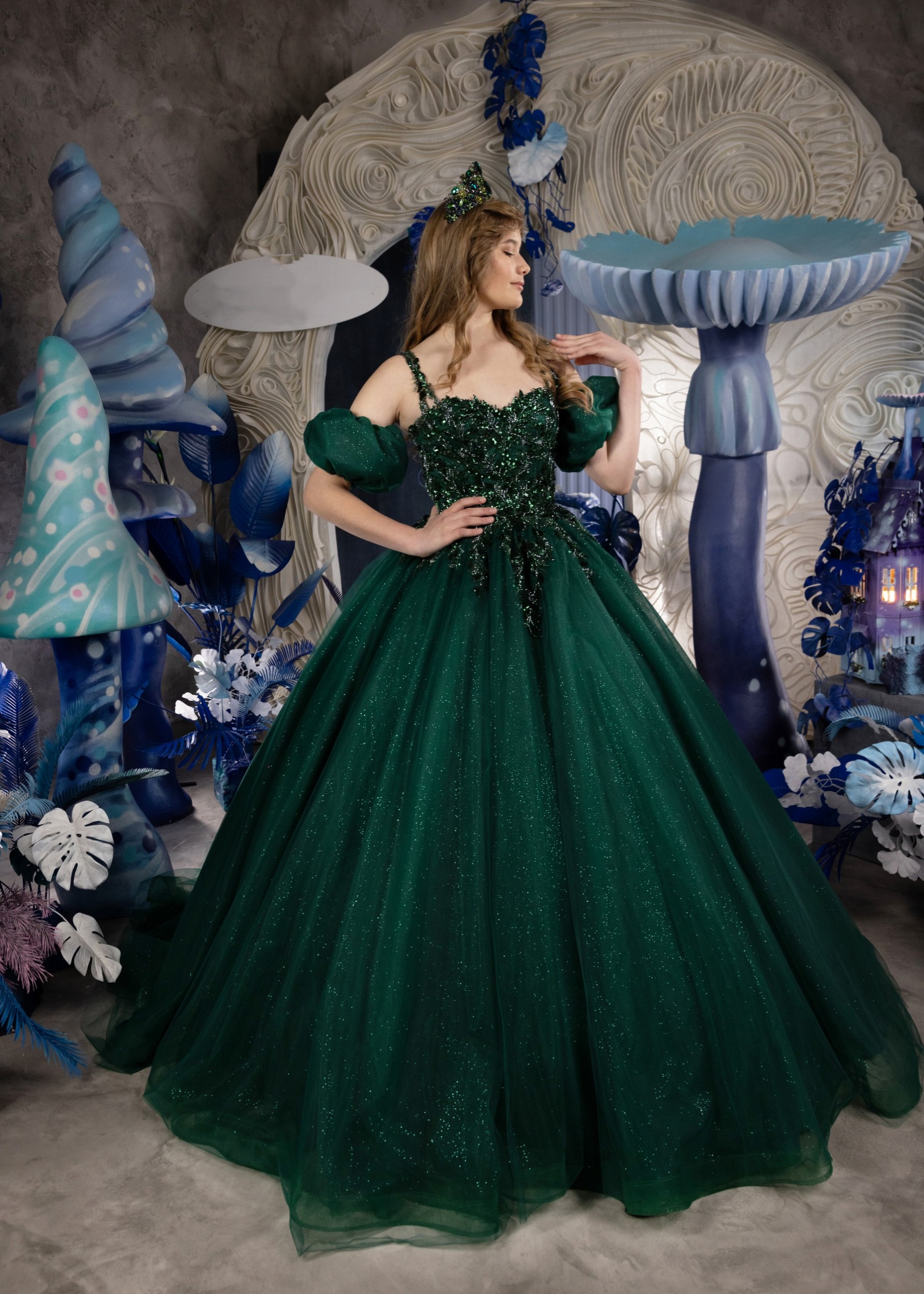 Green Girls Pageant Dress/Girls Party Dress Green Girls Pageant Dress/Girls Party Dress
