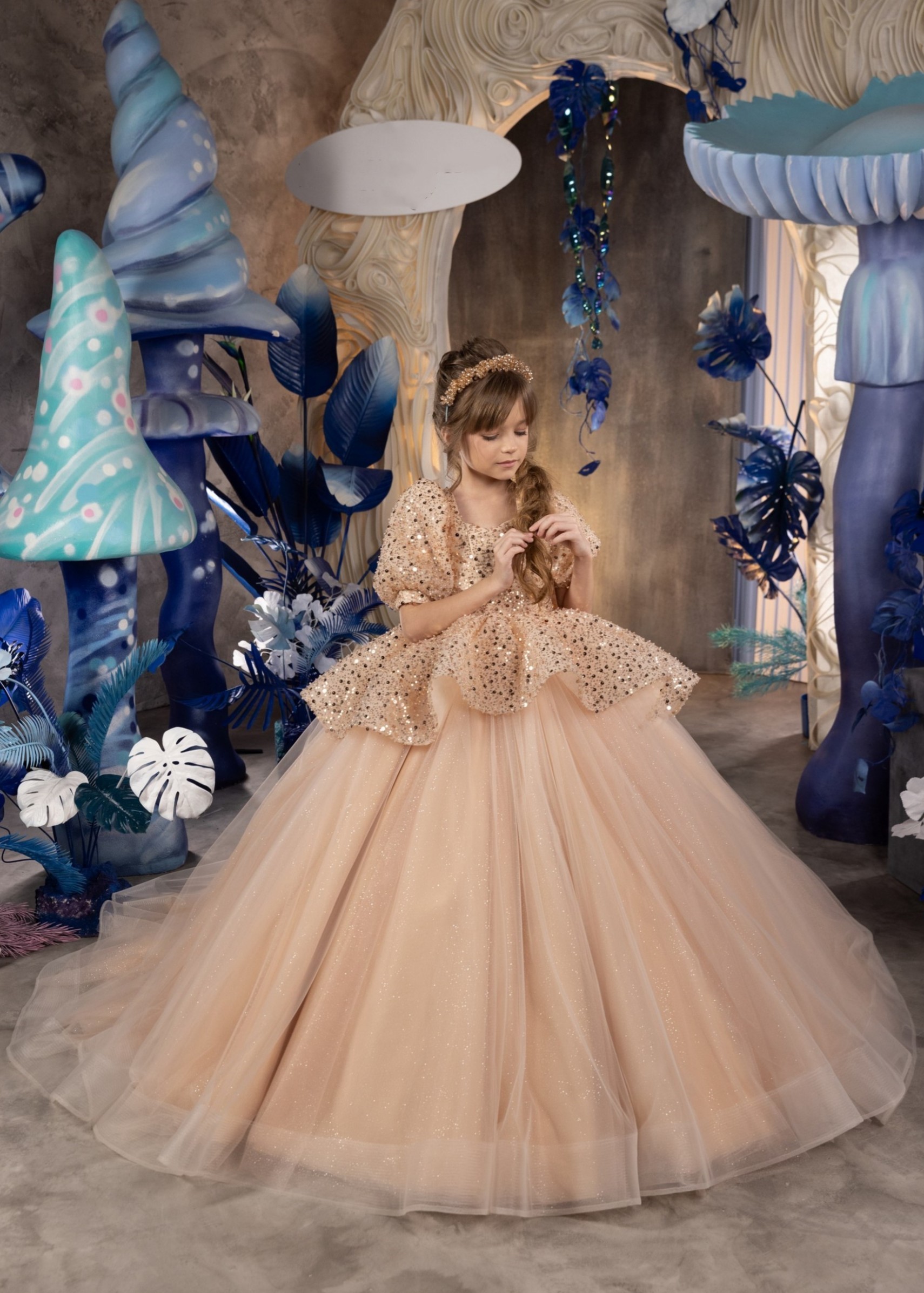 Sparkle Tulle Flower Girl Dress/Girls Pageant Dress