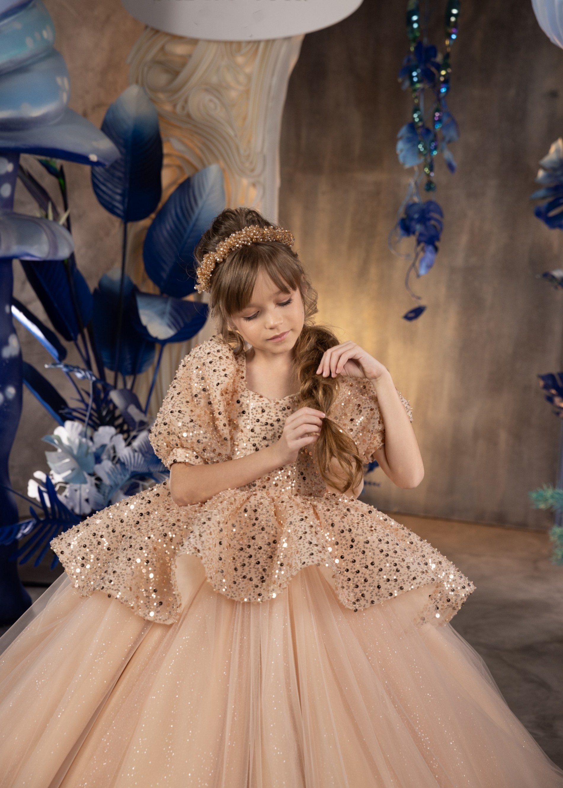 Sparkle Tulle Flower Girl Dress/Girls Pageant Dress