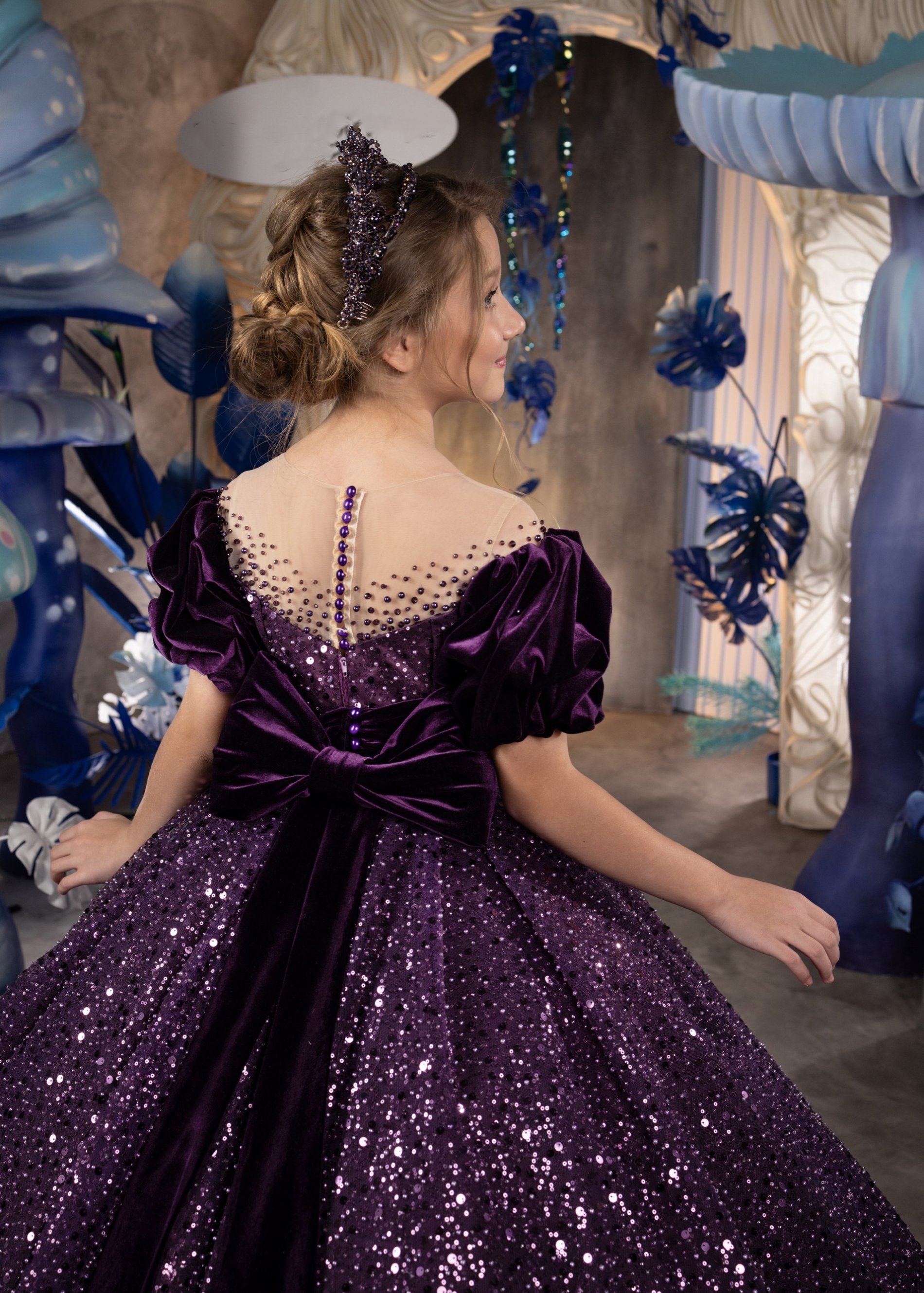 Sparkle Tulle Flower Girl Dress/Girls Pageant Dress