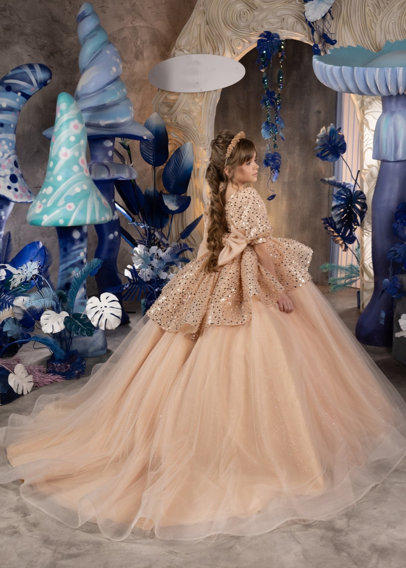 Sparkle Tulle Flower Girl Dress/Girls Pageant Dress