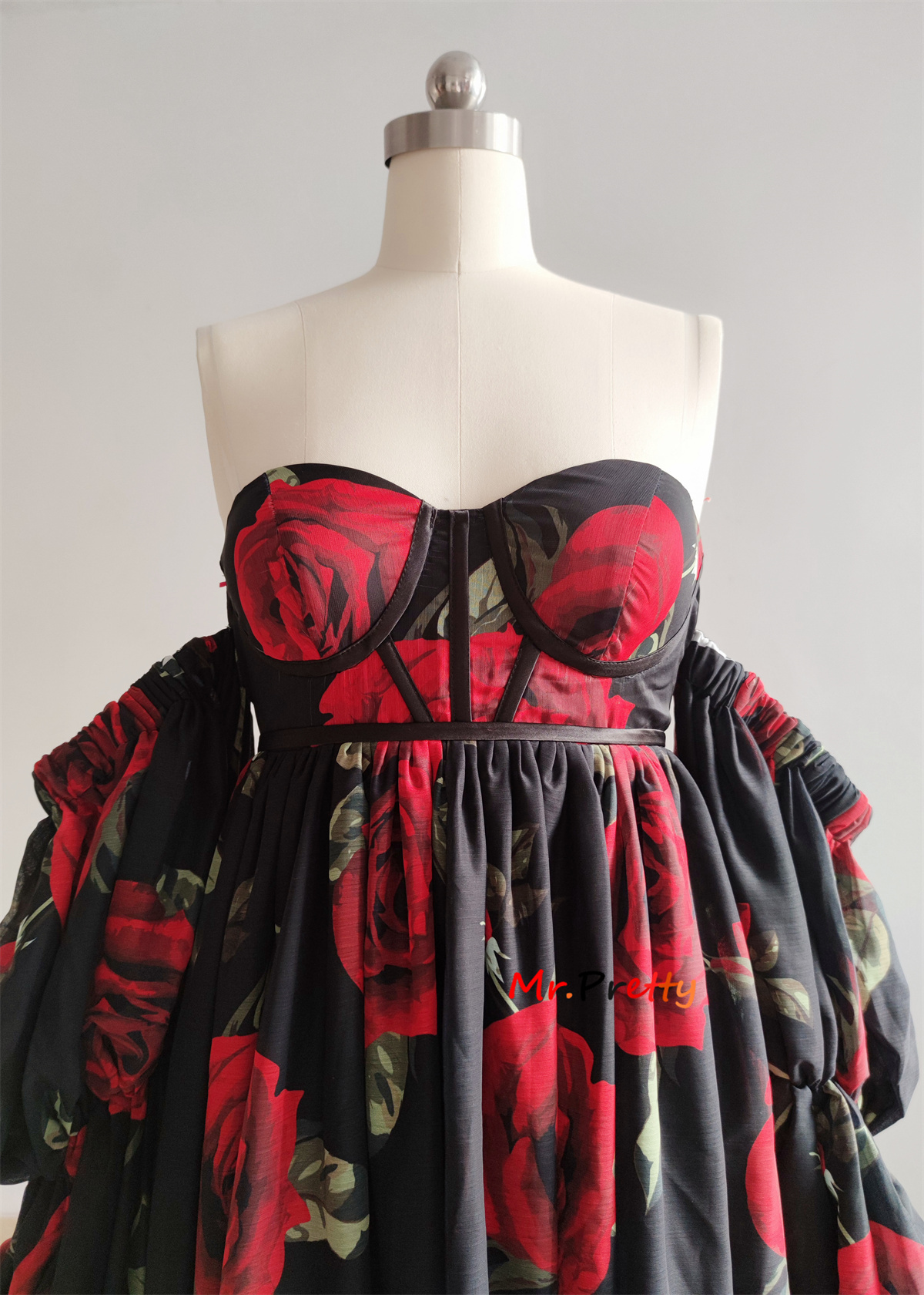 On Sale Floral Chiffon Photoshoot Dress /Maternity Dress