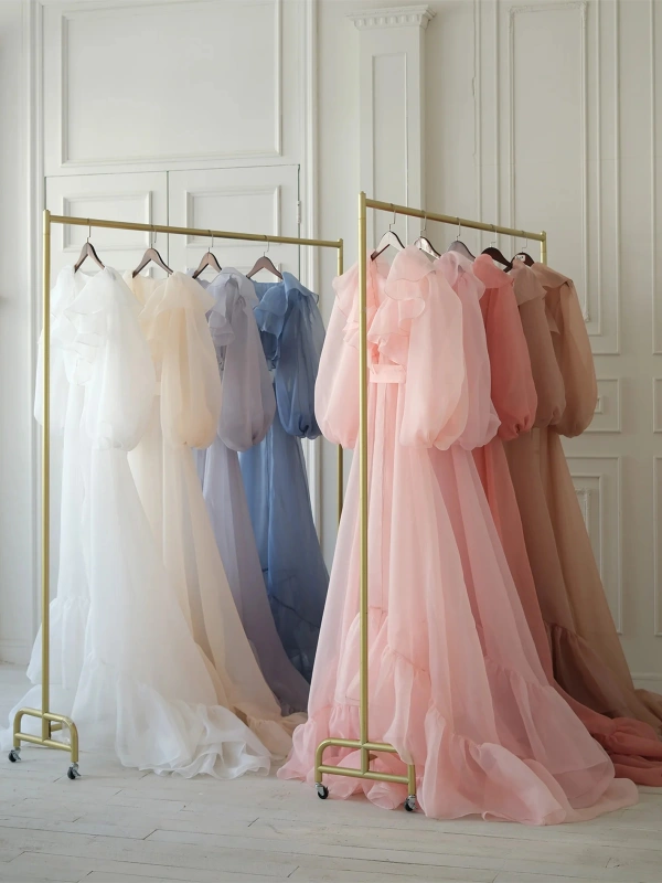 On Sale Organza Maternity Dress For Photoshoot