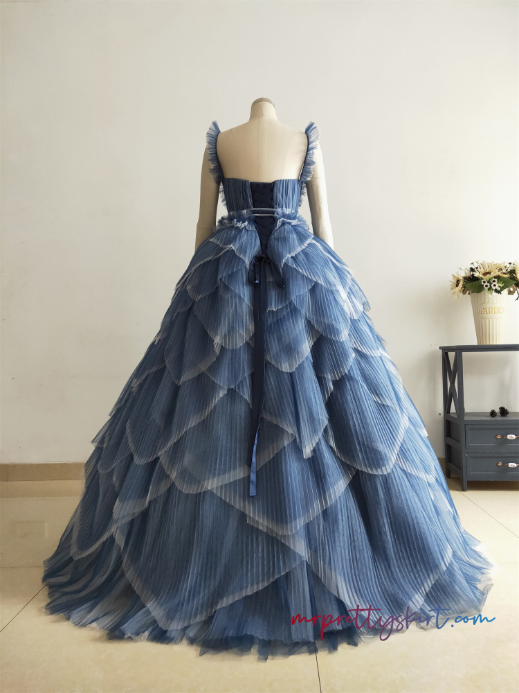 Navy Blue Popular Photo Shoot Dress