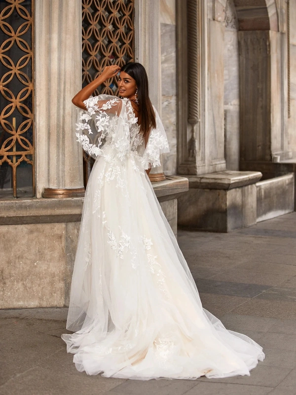 Ivory Lace Popular Wedding Dress