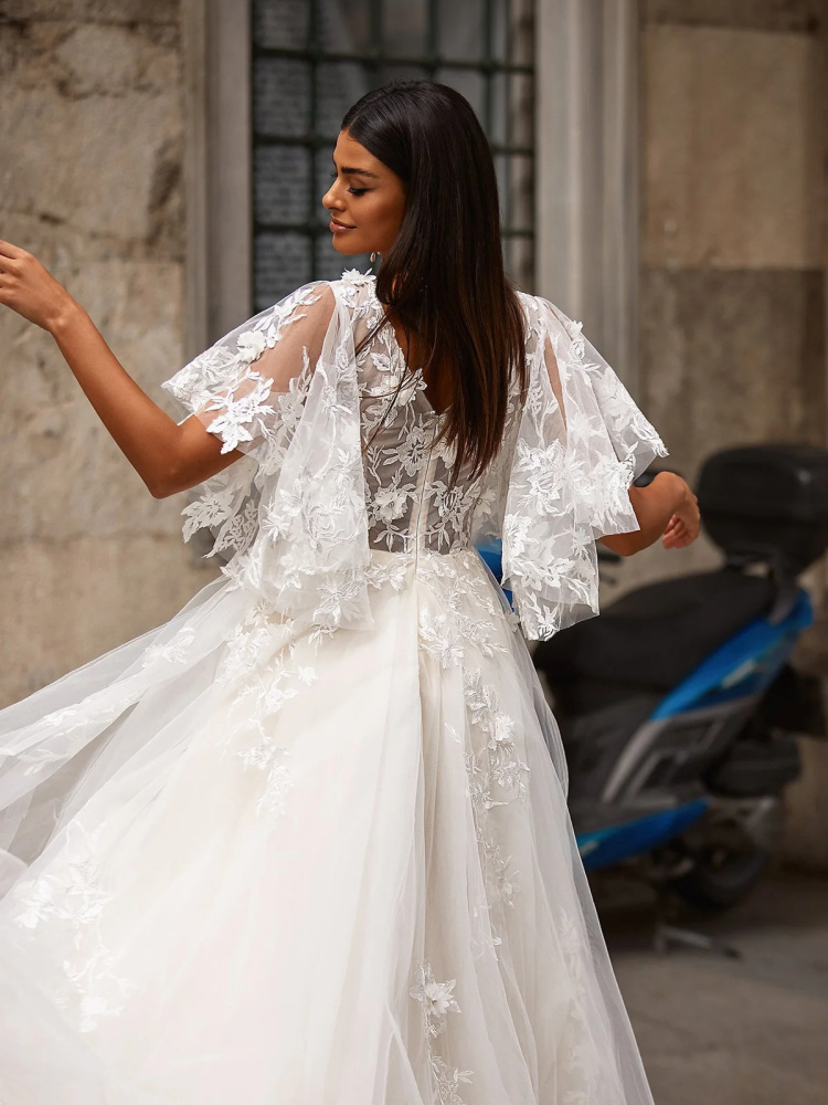 Ivory Lace Popular Wedding Dress