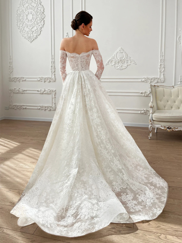 French Lace Bridal Dress