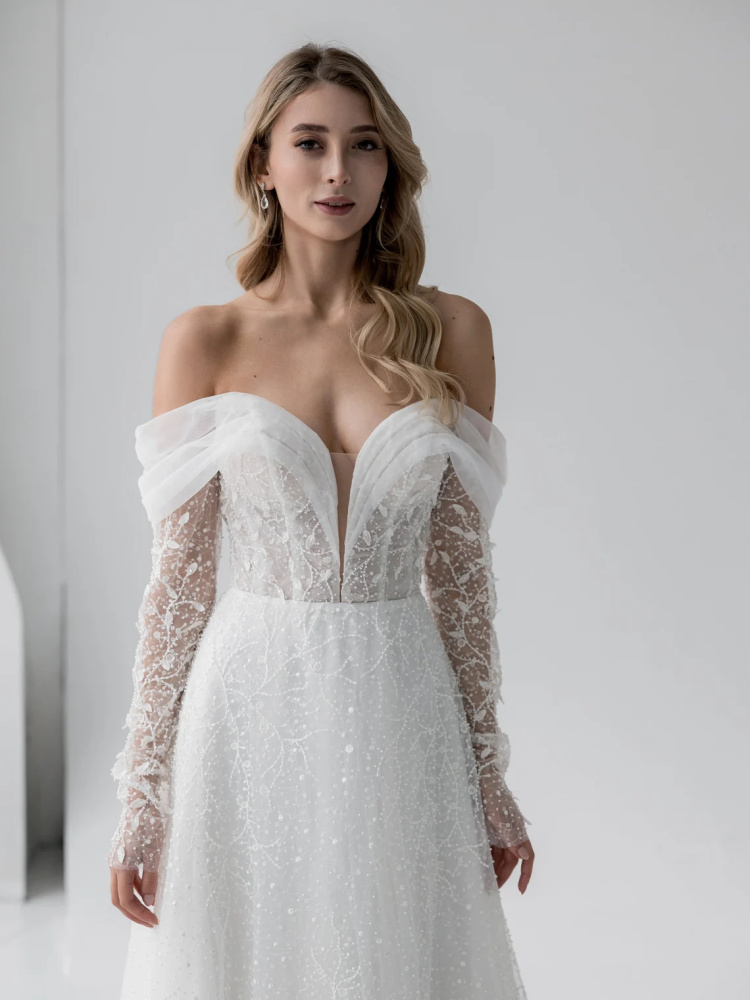 White  Lace Bridal Dress