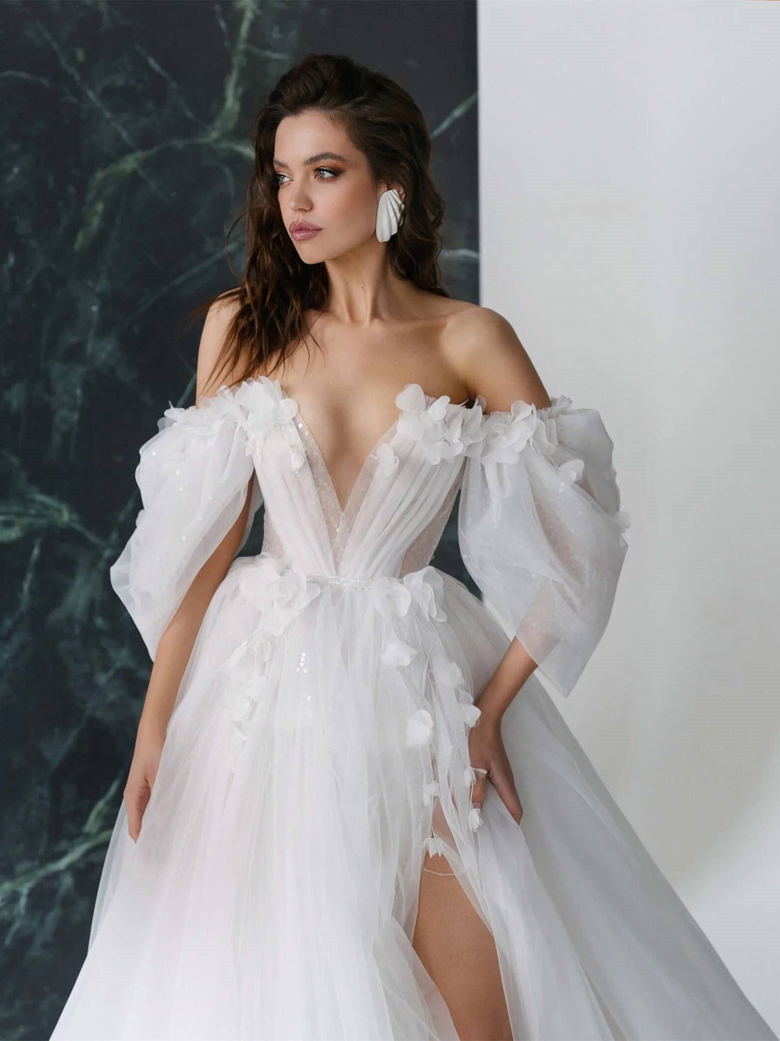 Elene Luxury White Wedding Dress main image 0