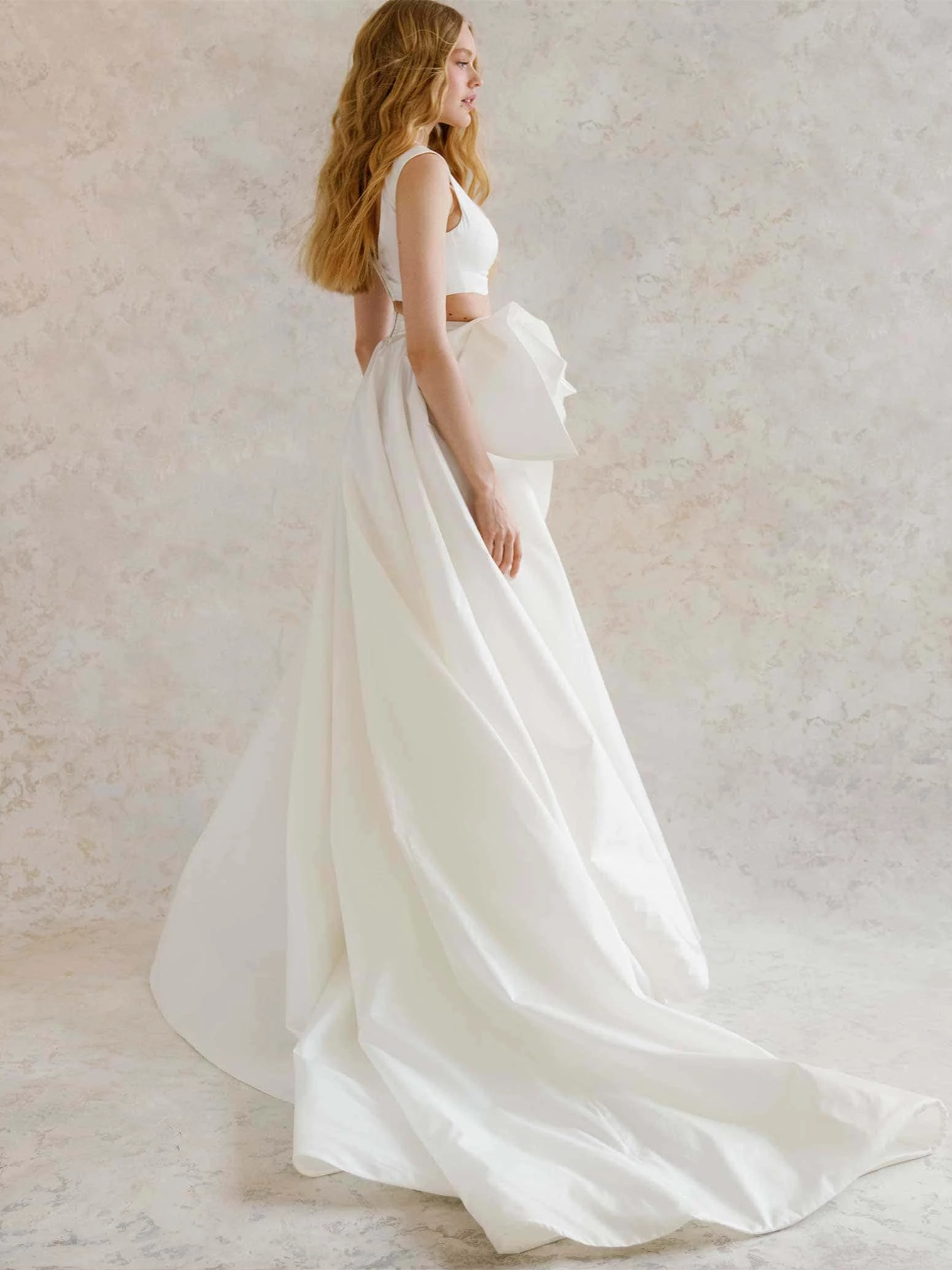 2 Pieces Ivory Bridal Dress