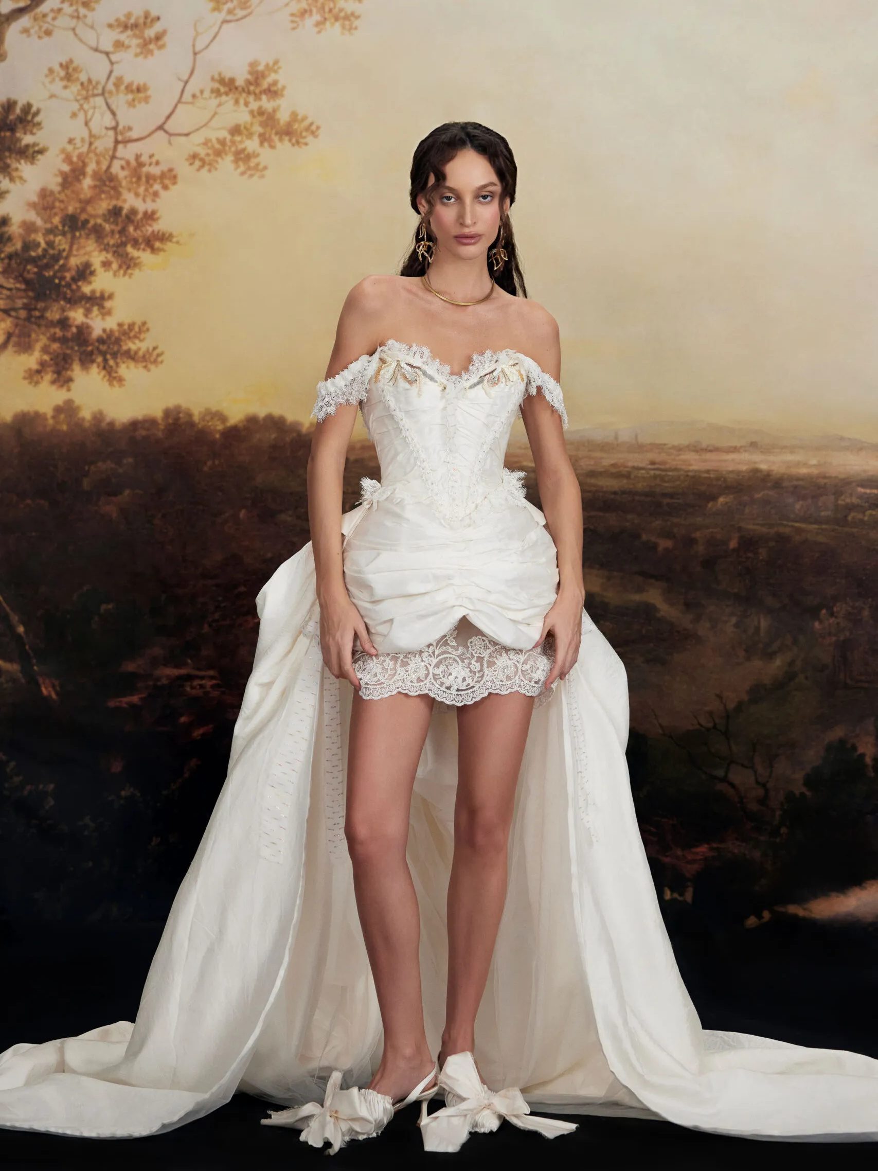 Vintage 3 Pieces Wedding Dress