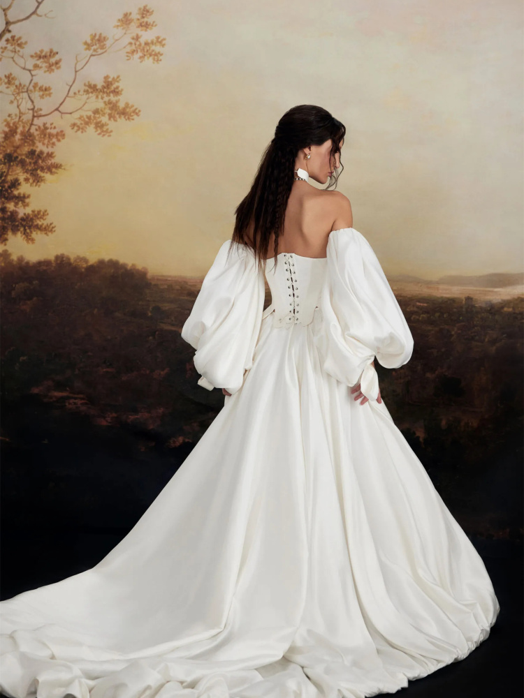 Vintage Style Short Wedding Dress
