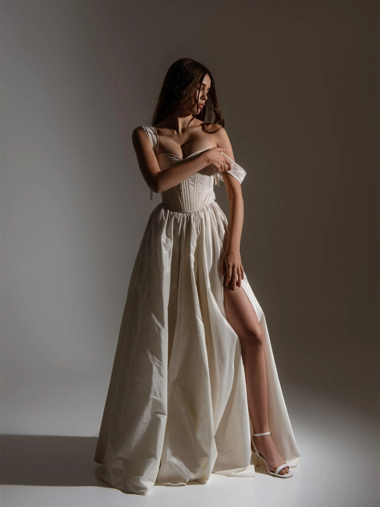 2 Pieces Wedding Dress/Wedding skirt/Bridal Corset