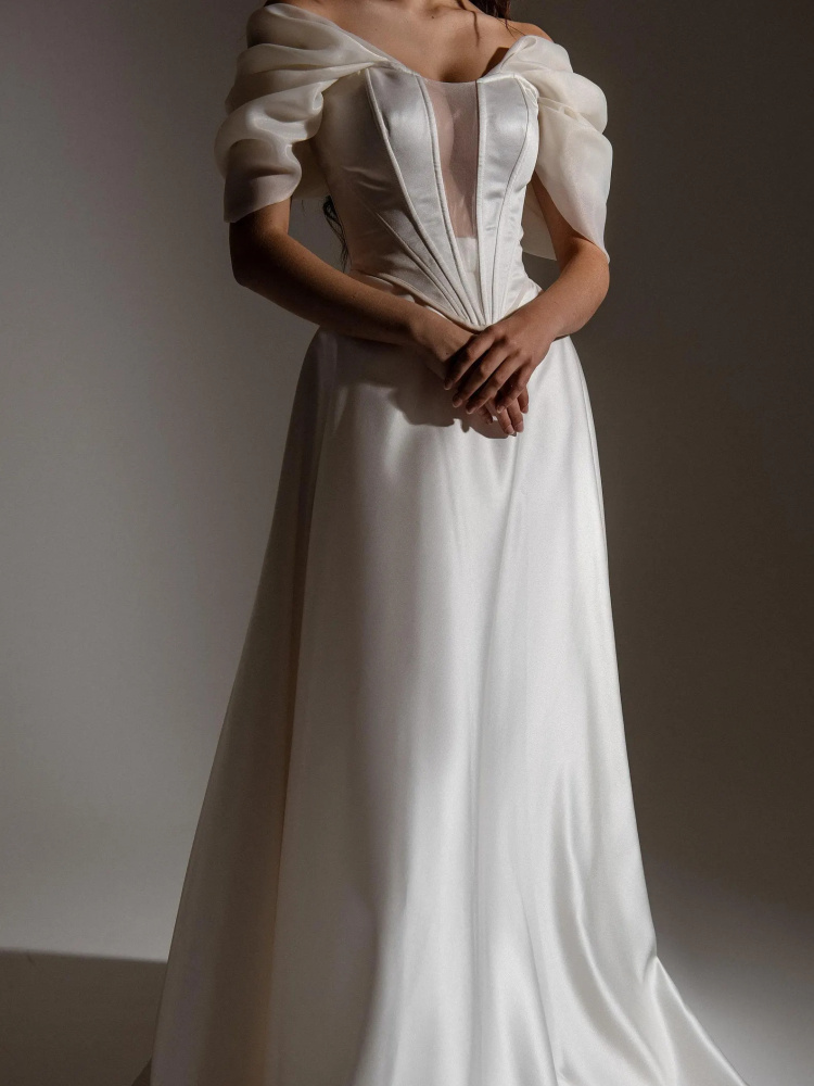2 Pieces Wedding Dress/Wedding skirt/Bridal Corset