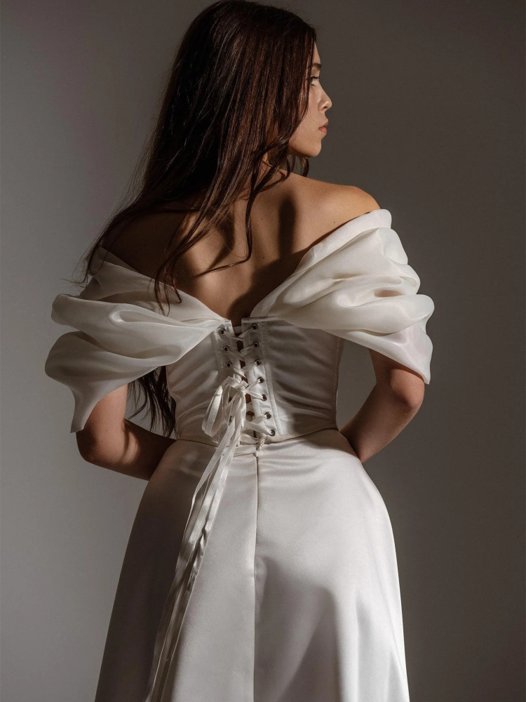 2 Pieces Wedding Dress/Wedding skirt/Bridal Corset