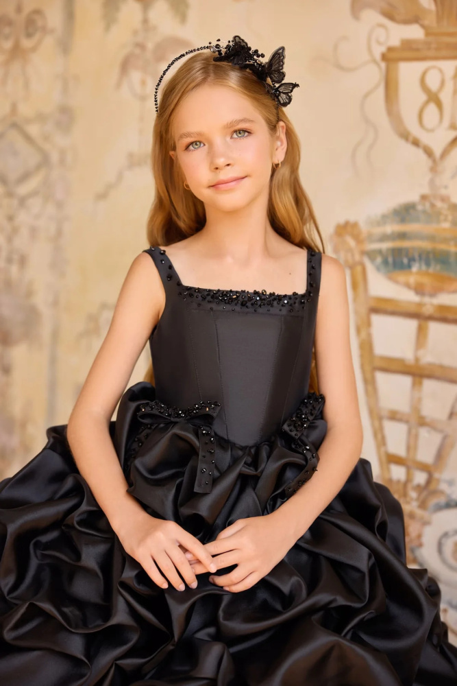Mikado Chic Girls Party Dress