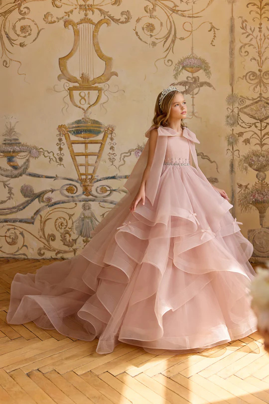 Pink Tulle Girls Party Dresses