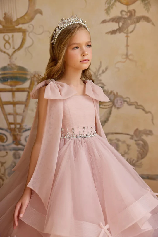 Pink Tulle Girls Party Dresses