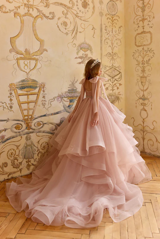 Pink Tulle Girls Party Dresses