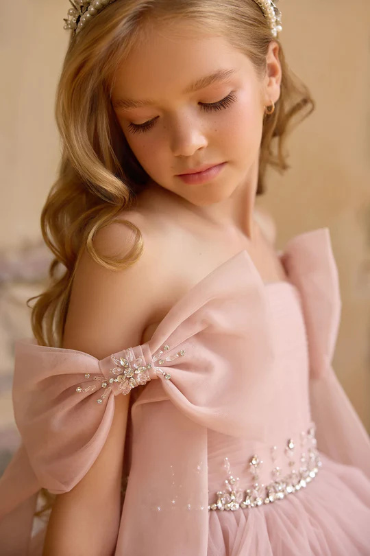 Pink Tulle Girls Party Dresses