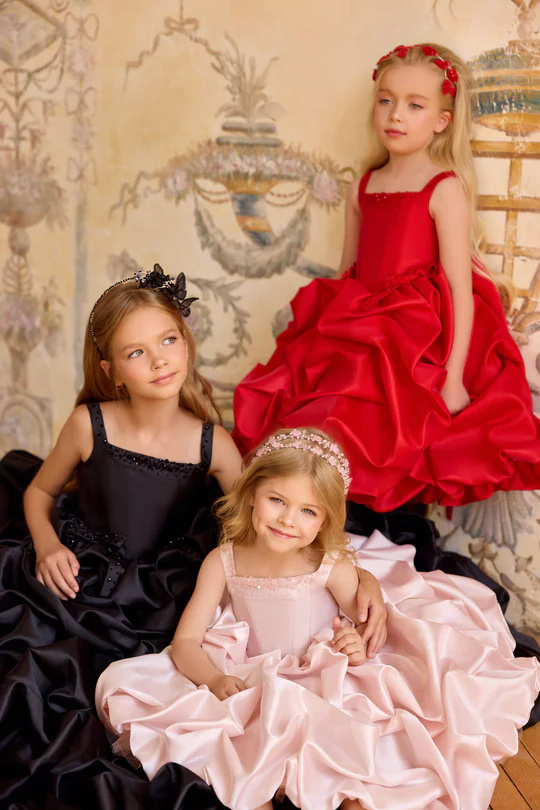 Mikado Chic Girls Party Dress