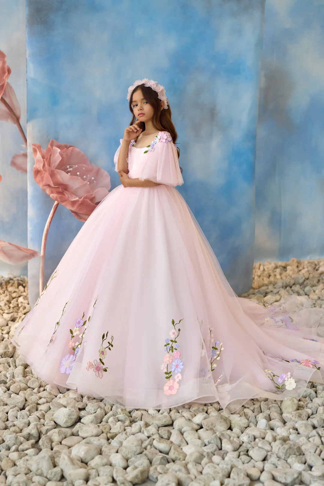 Pink/Lavender Girls Party Dress