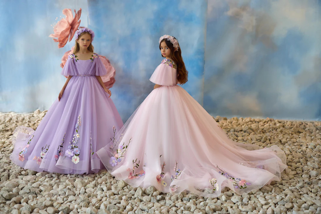 Pink/Lavender Girls Party Dress