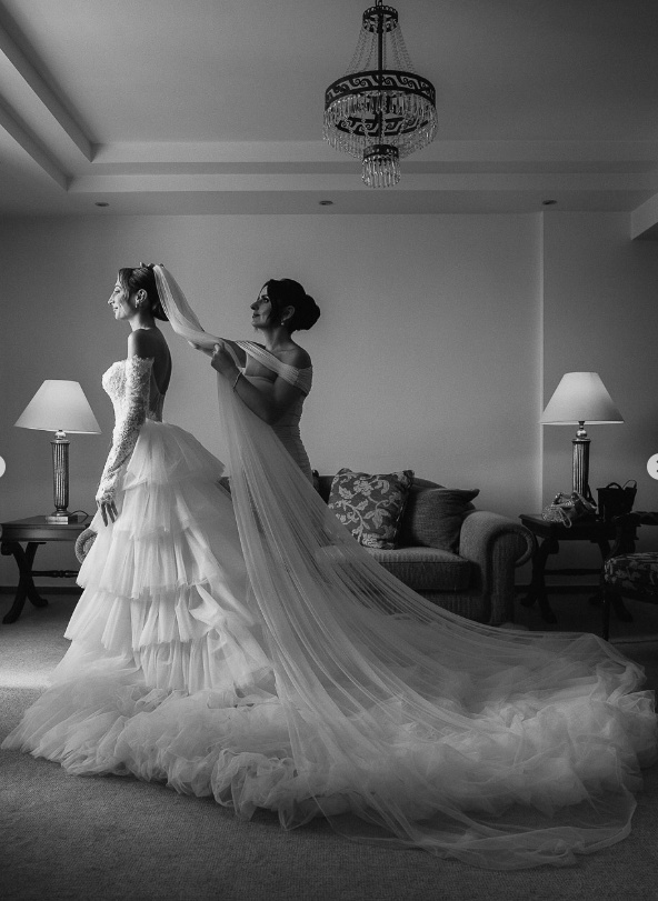 Ivory Ruffled Wedding Skirt/Bridal Skirt