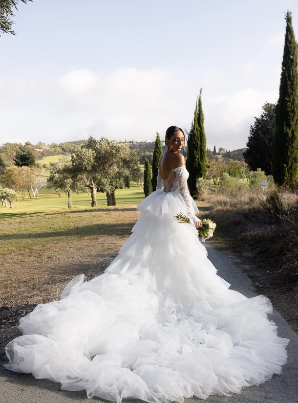 Ivory Ruffled Wedding Skirt/Bridal Skirt